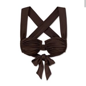 Inamorata Luciana bikini size small in seppia NWOT